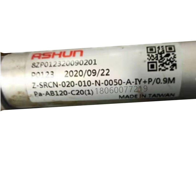 ASHUN圆形气动气缸j拉杆SRCN-020-A SRAN- 8PMCN 020 025 032 040