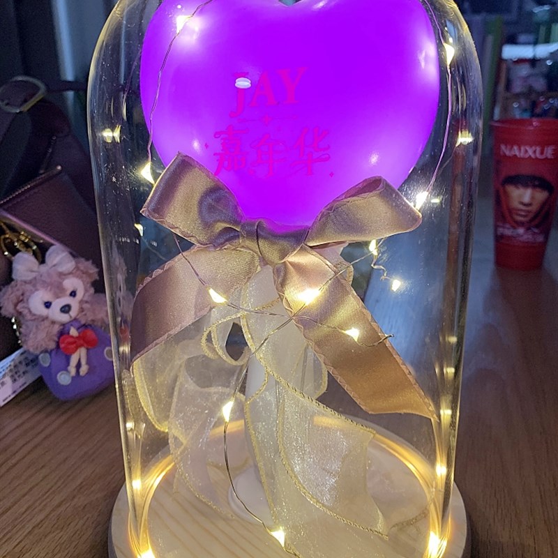 周杰伦演唱会应援棒防尘玻璃罩透明展示盒荧光棒收U纳盒发光小夜