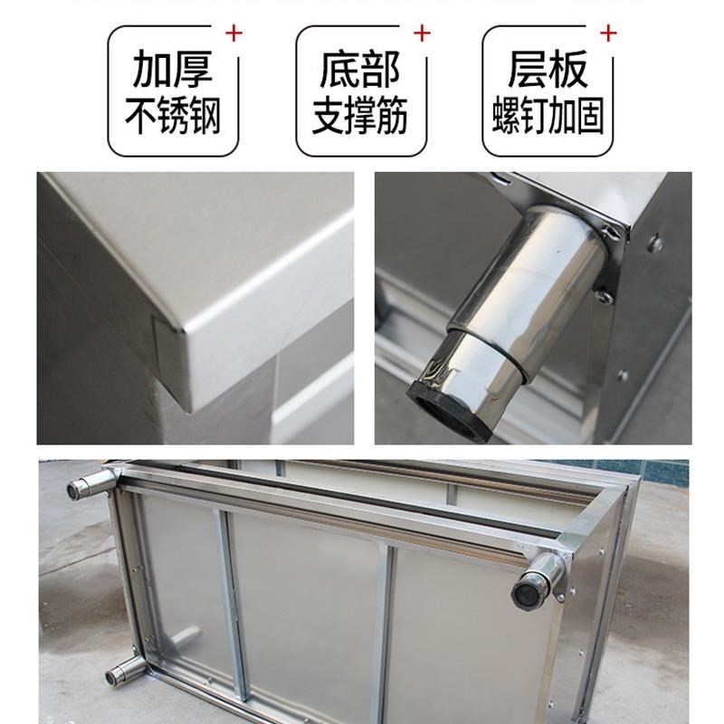 不锈钢家用拉门工作台厨房桌子打荷操作L台切菜商用台面案板柜