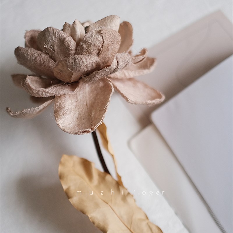 国色天香牡丹芍药手工q花真花干花花束客厅摆设高级感花艺插花摆