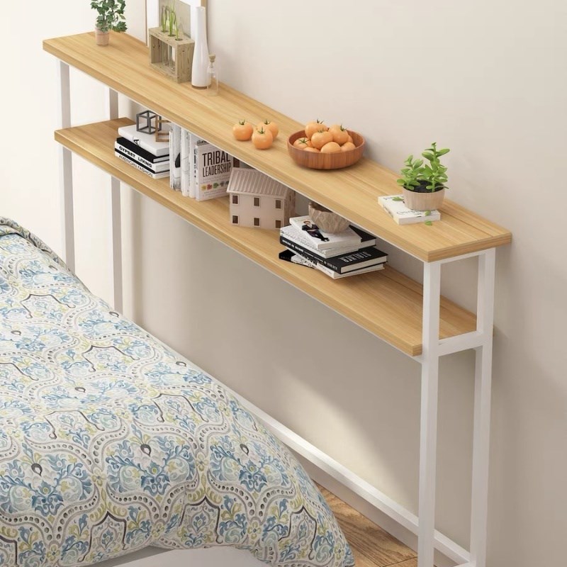 沙发后置物架床头床尾夹缝收纳架简易书架暖气片上U方置物架可定