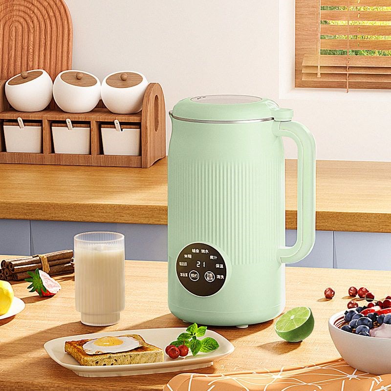 家用触屏全自动轻音多功能316不锈钢E豆浆机破壁机免煮免过滤4-5