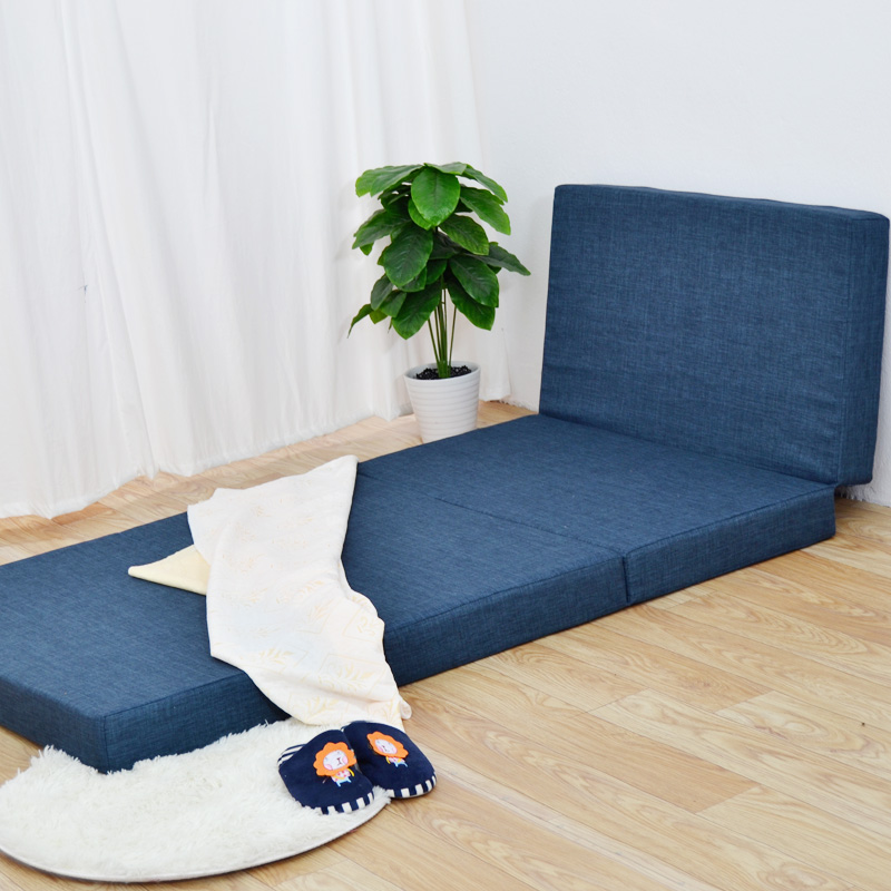 高密度海绵床垫地铺午休可拆洗z可折叠睡垫单人双人榻榻米床垫定