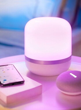智能1600万色可调光调色的小台灯,