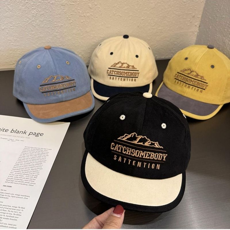 小众日系复古短檐软顶鸭舌帽子男女春夏季韩版休闲百搭遮阳棒球帽