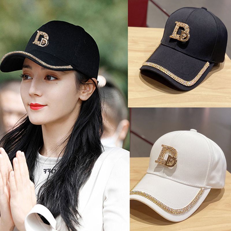 帽子女新春夏时尚潮流鸭舌帽ins韩版遮阳防晒棒球太阳帽热巴同款