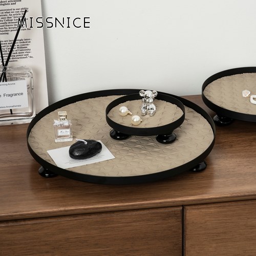 MISSNICE桌面木脚收纳托盘