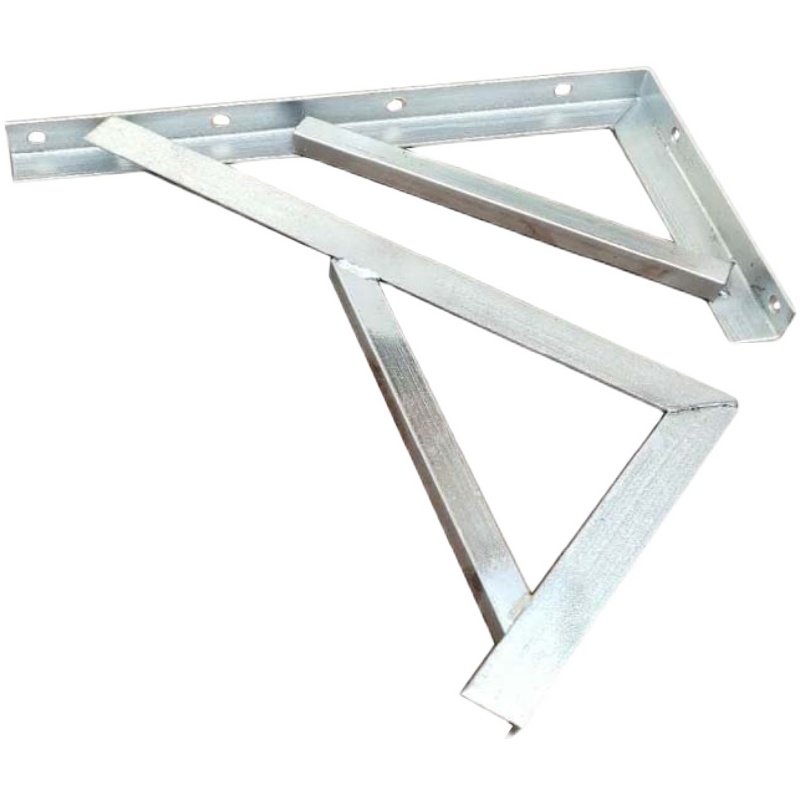 角铁支架三角架墙上货架角钢乘重层板托架隔板支撑加厚电缆热镀锌