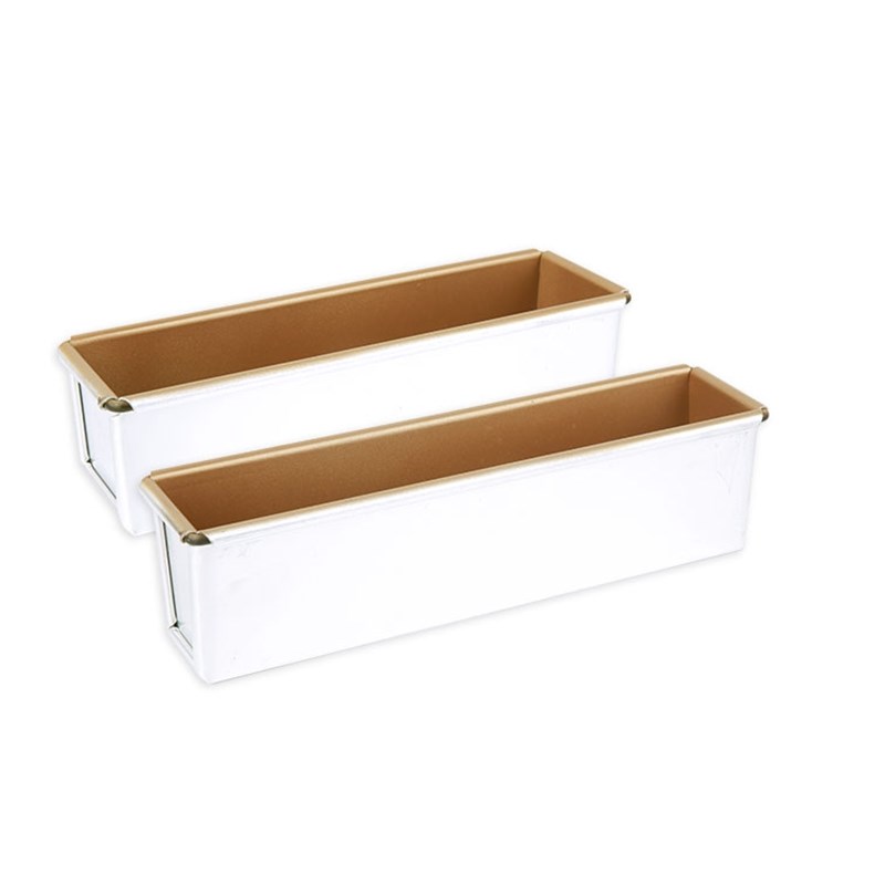 法焙客 磅蛋糕模具 长方形水果条不粘小面包模具 吐司盒 烘焙模具