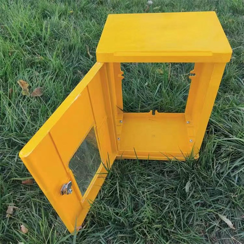 玻璃钢SMcC天燃气表箱农村煤改气燃气复合树脂模压燃气保护罩表箱