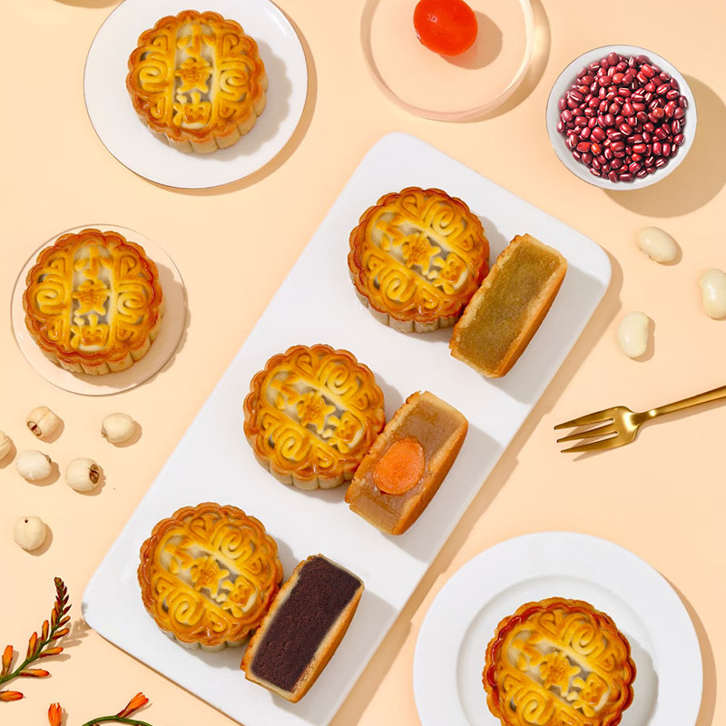 震远同小黄油月饼散称蛋黄莲蓉五仁月饼中秋送礼团购定制湖州特产