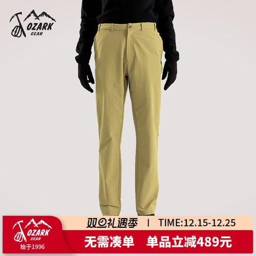 OZARK奥索卡休闲裤2024秋冬款英伦宽松直筒户外徒步长裤男207329