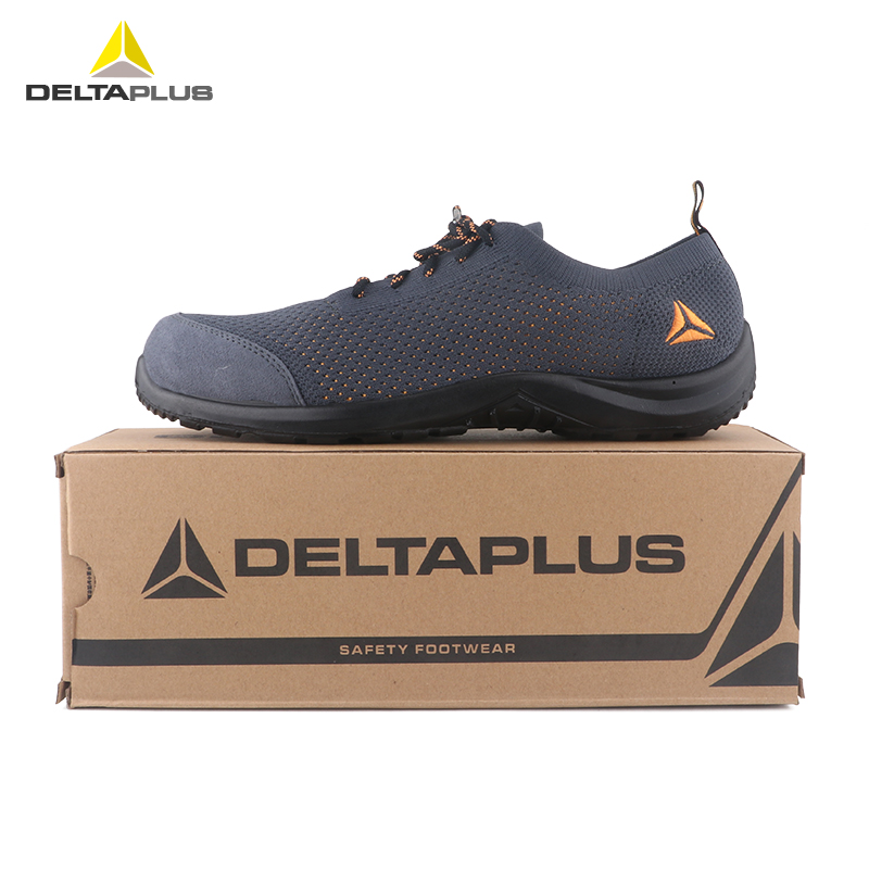 代尔塔安全鞋劳保鞋男防砸防穿刺钢包头透气电焊工作鞋夏季防静电