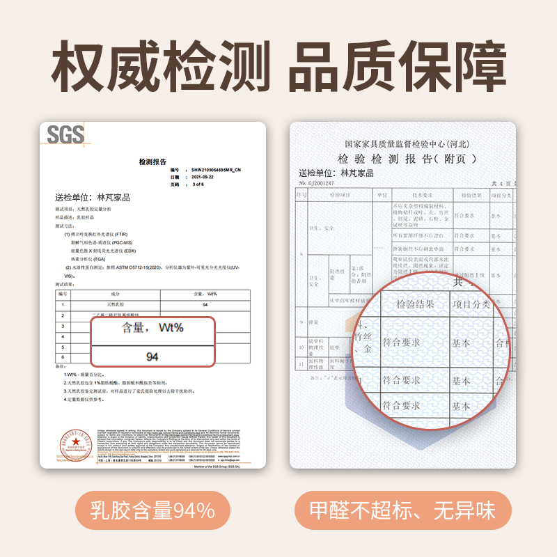 弹簧床垫独立席梦思乳胶软硬两用1.8m折叠定制袋装家用租房专用