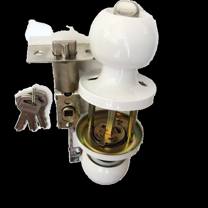 铝合金门球形锁不锈钢圆球锁三叉锁卫生间室内房间锁厨房门锁具