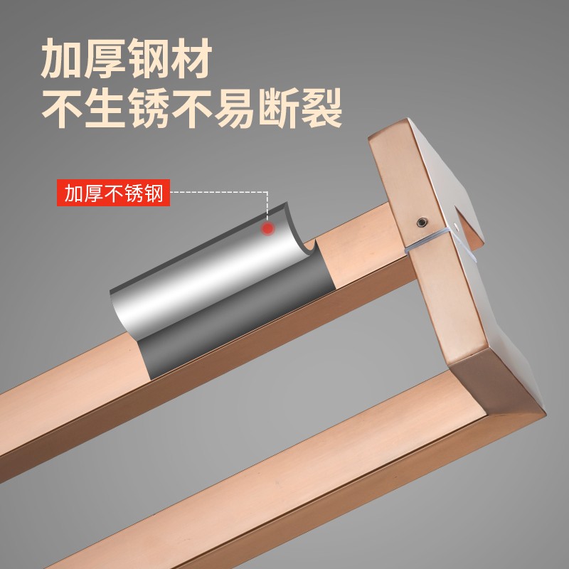 玻璃门拉手方管双弯黑色不锈钢灰色黑钛金玫瑰金有框木门拐角把手