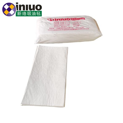 PP-3工业吸油毡 不吸水吸油毡 40片/包吸油毛毡 1X1MX5MM吸油棉片
