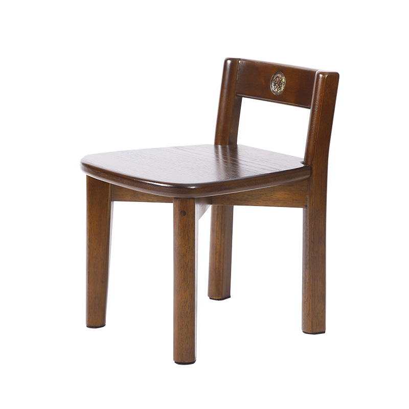 儿童小板凳客厅简约防滑矮凳实木靠背椅家用茶几小凳子玄关换鞋凳