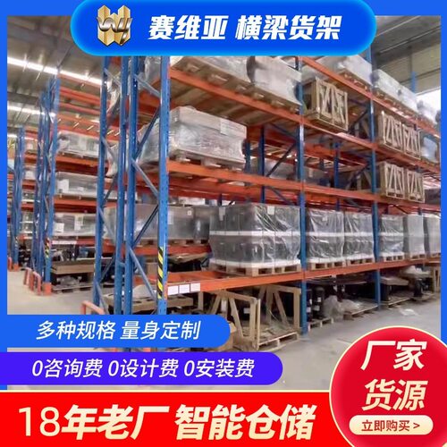 贯通式穿梭货架冷库驶入立体式组合货架托盘仓储高位重型货架