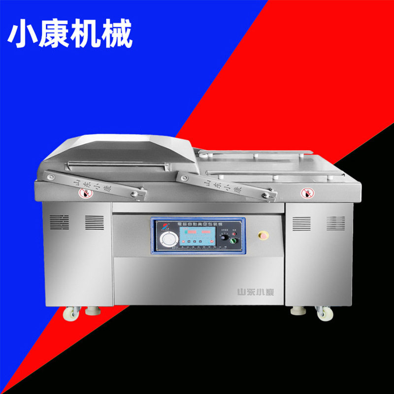 全自动双室真空包装机 抽空烧鸡封口机器 多功能杂粮米砖打包设备