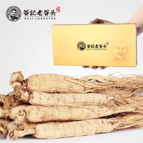 老谷头人参山参吉林长白山白参鲜生晒参东北特产礼盒