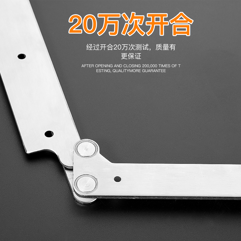 折叠门五金配件全套平开门无下轨平折门180度对开木门推拉门轨道