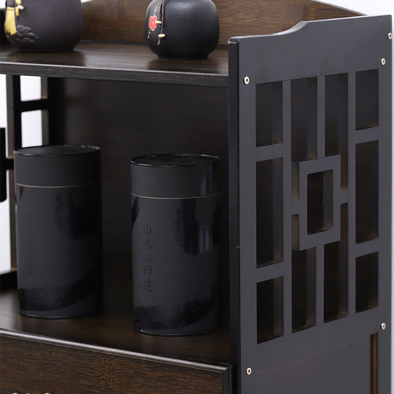 餐边柜碗柜多层简约茶室茶柜架储物柜组合柜客厅电器收纳置物架子