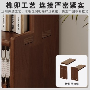 防尘书柜 实木飘窗柜收纳储物柜子阳台改造置物窗台书架家用中日式