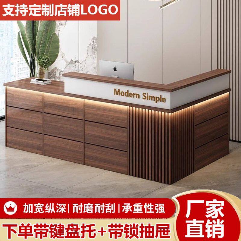 吧台店铺转角收银台商用