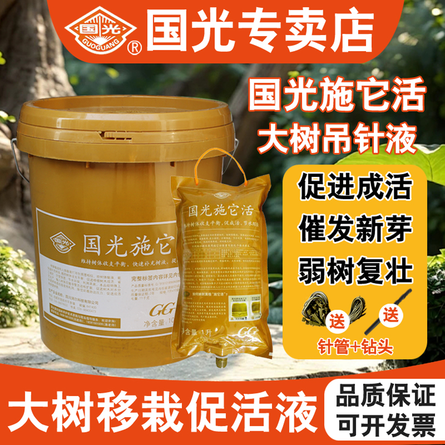 国光施它活树木吊针输液营养液