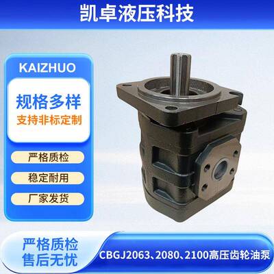 高压齿轮单联油泵厂家CBGJ2063CBGJ2080CBGJ2100高压齿轮油泵