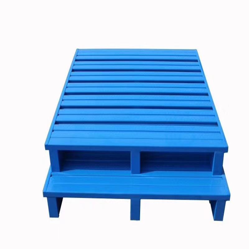 钢制托盘重型货架仓储物流运输卡栈板防潮垫仓板叉车工业铁托盘