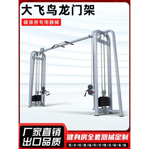 大飞鸟龙门架商用健身房专用器材全套 多功能综合力量训练器家用