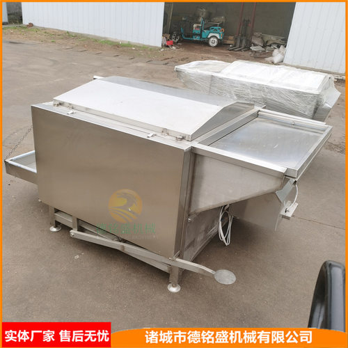 七辊滚动轴的鸭子去毛机 褪家禽毛设备 立式鸭子脱毛机