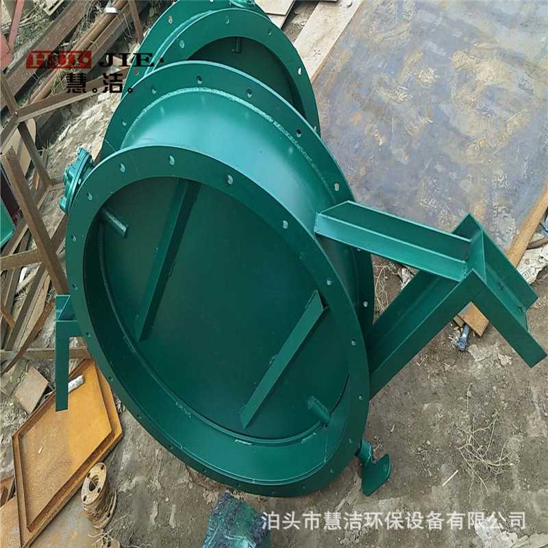 DN450手动涡轮式调节风阀手摇式翻板蝶阀收尘通风蝶阀冷风阀厂家
