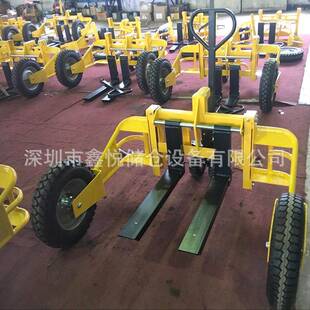 建筑车1吨山地型手动液压搬运车户外山地型手动叉车托盘车