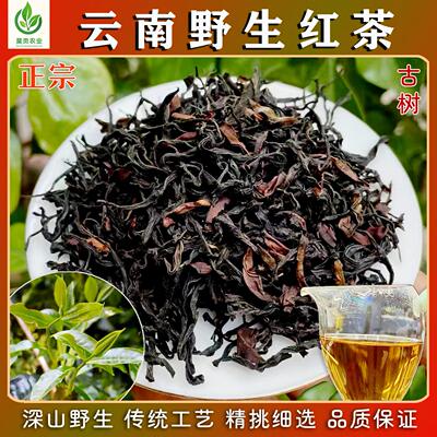 云南腾冲当季现采古法工艺发酵古树红茶深山精选优质高黎贡山