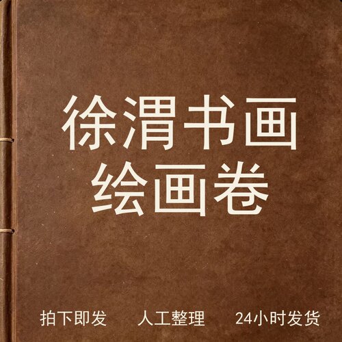 徐渭书画 绘画卷书画艺术兴趣参考电子版
