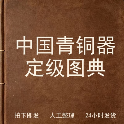 中国青铜器定级图典古器物文艺兴趣参考电子版