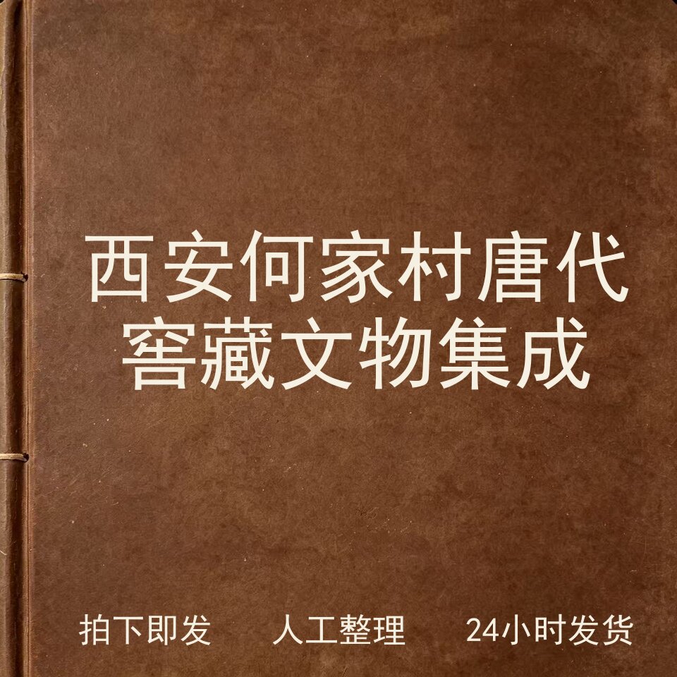 西安何家村唐代窖藏文物集成考古人文兴趣参考电子版图片