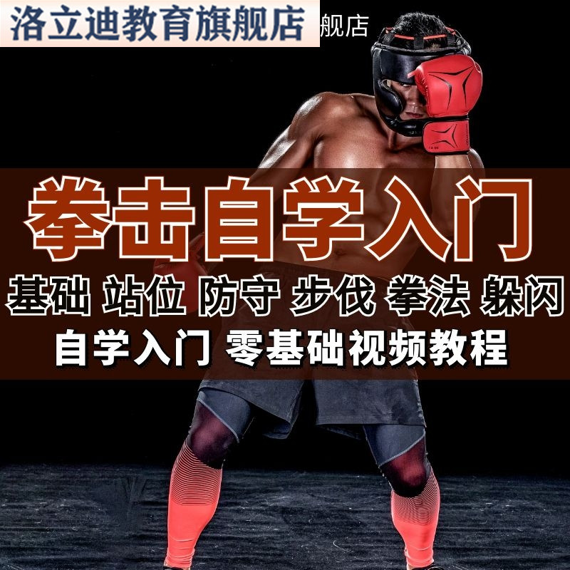 全套拳击指导视频教程 新手小白自学零基础快速入门课程教材资料