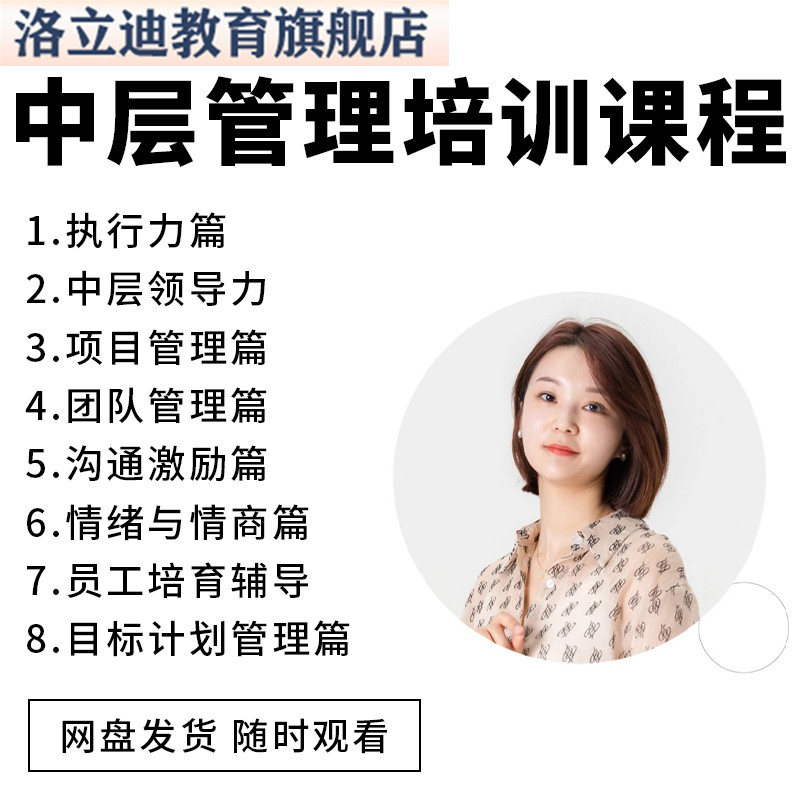 企业中层管理培训视频课程提升领导力销售团队执行力员工沟通团队