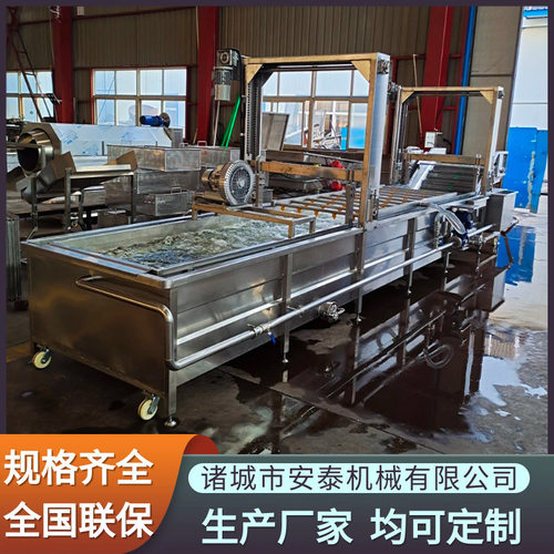 鸭肉快速解冻机 连续式猪蹄快速解冻设备 鸡肉不锈钢自动解冻机