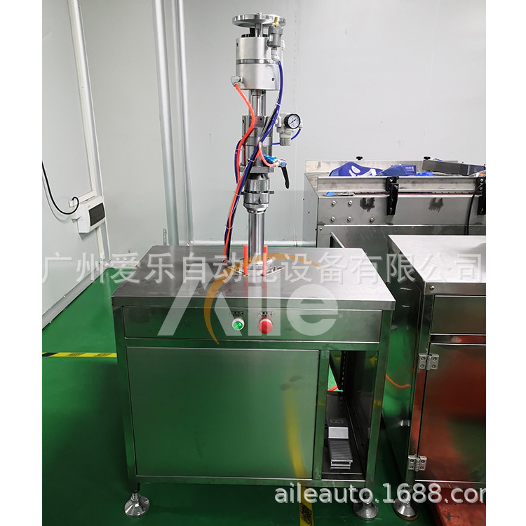 半自动气雾剂封口机 空气清新剂封口机 泡沫清洁剂灌装封口机厂家