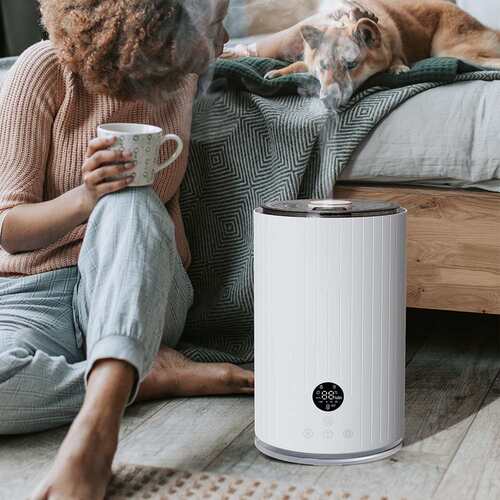 格先者秋冬季5L低噪空气加湿器家用落地式大容量智能恒湿加湿器H1