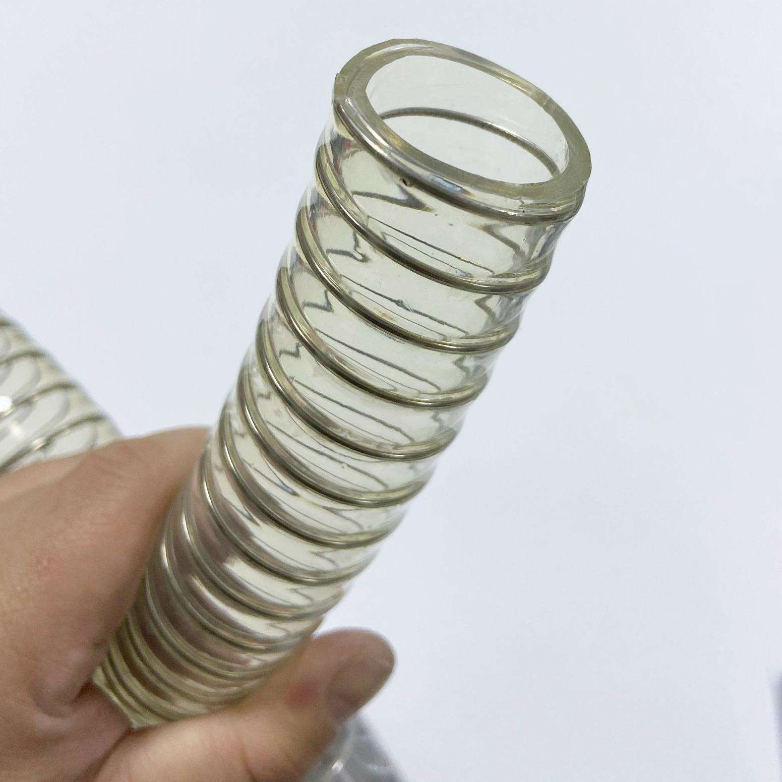 GREATFLEX卫生级pvc钢丝软管透明塑料水管耐高温PC10