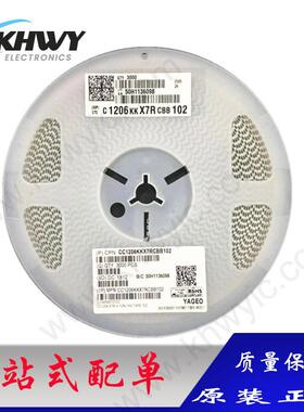 国巨/YageoCC1206KKX7RCBB1021206102K1KVX7R贴片陶瓷电容