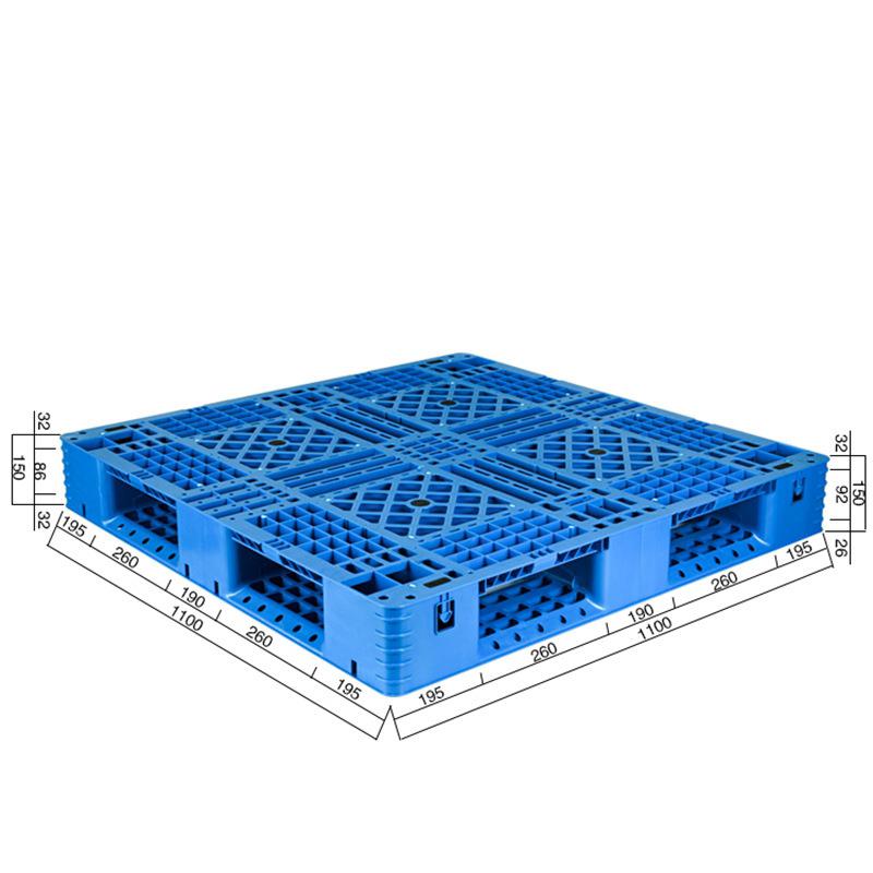 平度加厚料托盘网格田字塑料托盘可加钢管抗冲击周转用托盘底板
