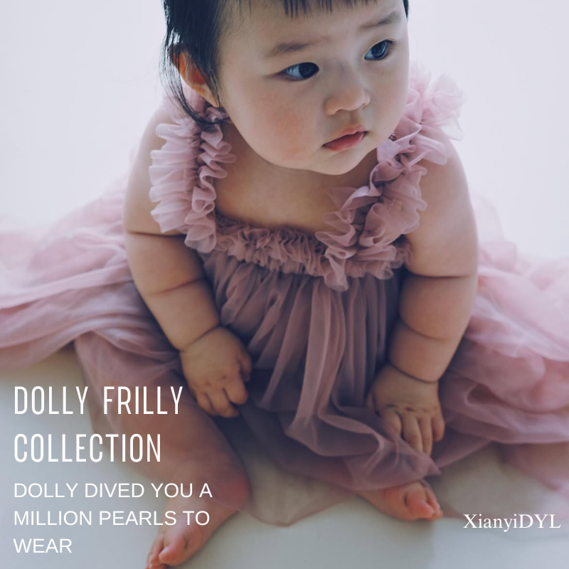 DOLLY春夏女童沙滩两穿tutu裙纱裙公主裙蓬蓬裙生日花童连衣裙