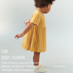 FUB26SS 宝宝男宝女宝春夏连衣裙上衣背带裤连体衣包屁衣短袖短裤